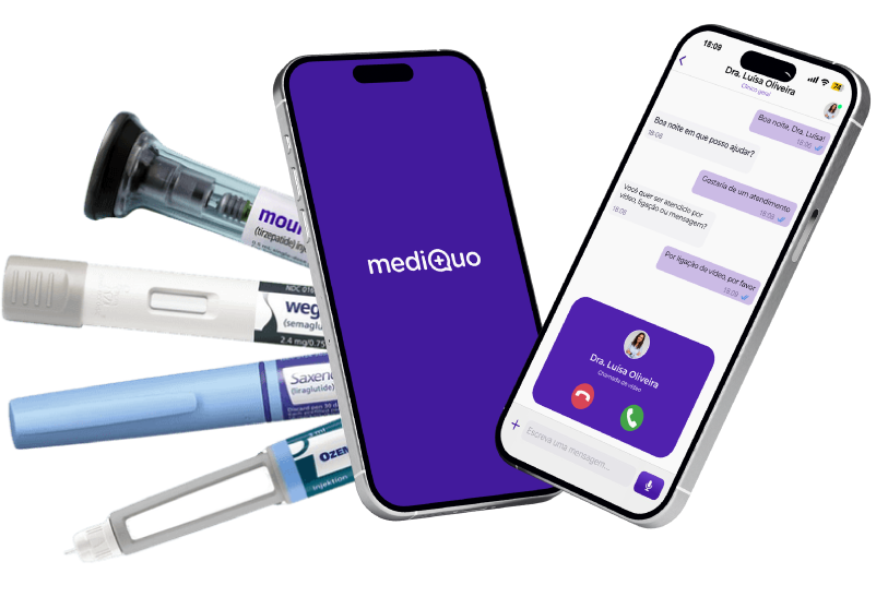 MediQuo App - Consulta médica online e prescrição de canetas emagrecedoras